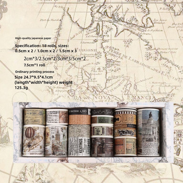 Washitejp - 18st rullar - På resa