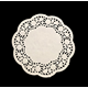 Tårtpapper - Vita - 12,5cm i diameter