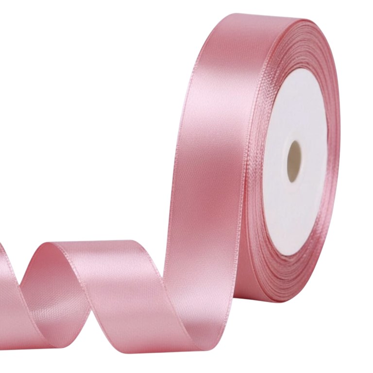 Satinband 25mm - 22m - Rosa