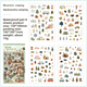 Stickers - Clear - 4st ark - Camping