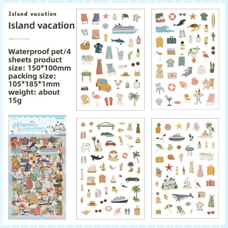 Stickers - Clear - 4st ark - Semester
