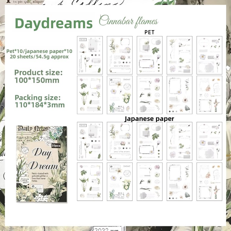 Stickerbook - 20st ark - Day dream