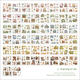 Stickerbook - 50st ark - Romantisk livsstil