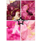 Scrapbookingpapper - A5 - Alcohol Ink - Pink & Gold