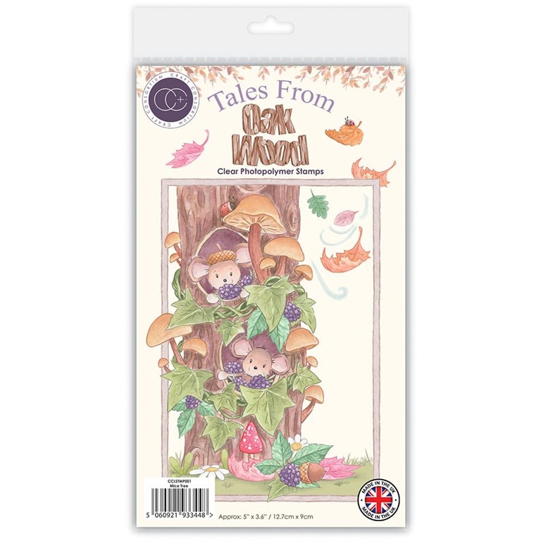 Clear stamp - Tales From Oak Wood - Mice Tree