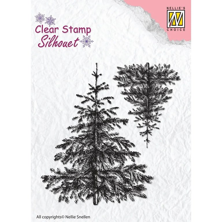 Clearstamps - Silhouette - Fir Trees