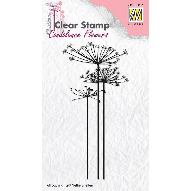 Clearstamps - Condolence Flowers 1