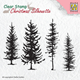 Clearstamps - Silhouettes - Pine Trees