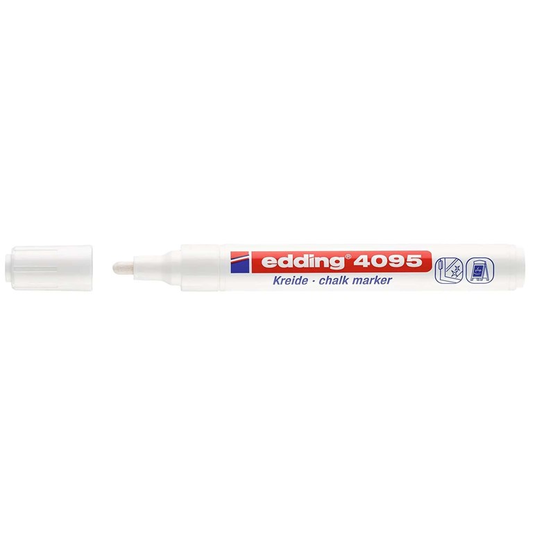 Edding 4095 - Chalk Marker White 2-3 mm