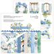 Scrapbookingpapper - 20x20cm - Hydrangea