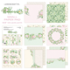 Scrapbookingpapper - 20x20cm - Happiness