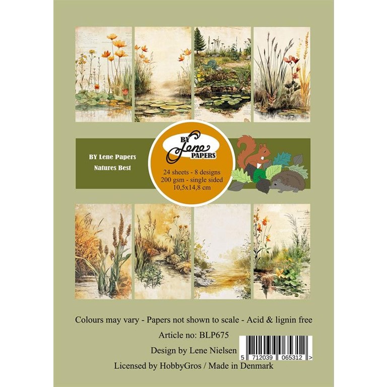 Scrapbookingpapper - A6 - Natures Best