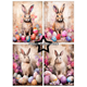 Scrapbookingpapper - A6 - Easter Bunny
