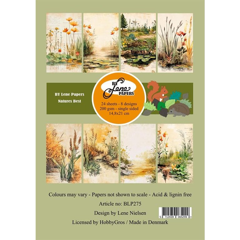 Scrapbookingpapper - A5 - Natures Best