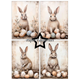 Scrapbookingpapper - A6 - Easter Bunny