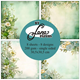 Scrapbookingpapper - 30x30cm - Soft Flowers