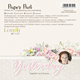 Scrapbookingpapper - 15x15cm - Yesterday - 36st ark