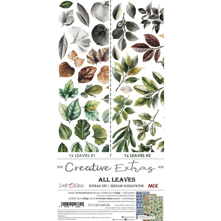 18st klippark - All Leaves - Extras Set MIX