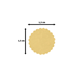 Punch - Scalloped Cirkel - 1,5cm