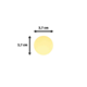 Punch - Cirkel - 3,9cm
