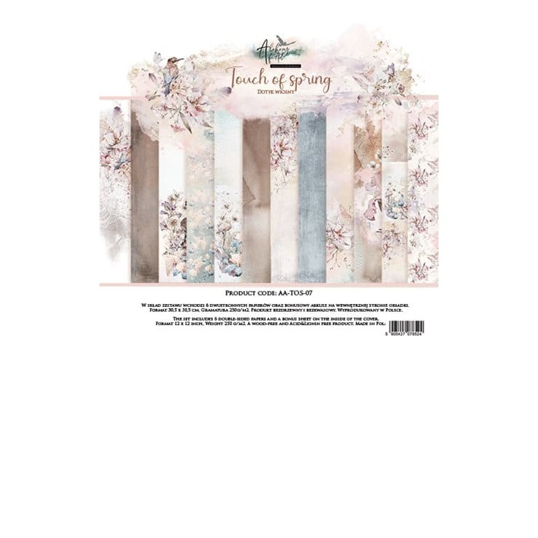 Scrapbookingpapper - 30x30cm - Touch of Spring