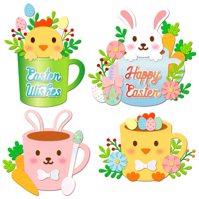 Dies - Set - Påskmuggar