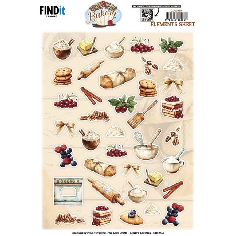 Klippark - A4 - Homested Bakery - Small Elements