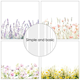 Scrapbookingpapper - 15x15cm - Floral Borders vol. 2