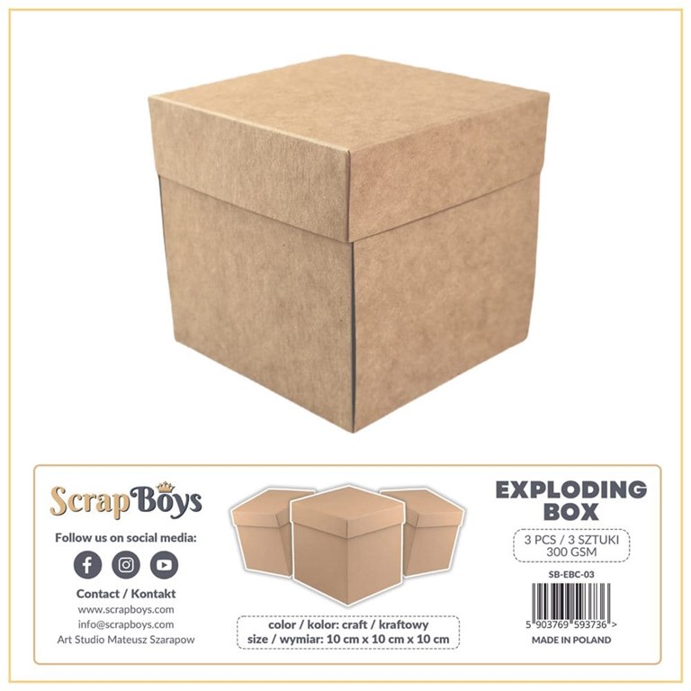 Exploding Box - Natur - 3st