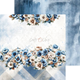Paper pack - 15x15 cm - Baby Boy Universe