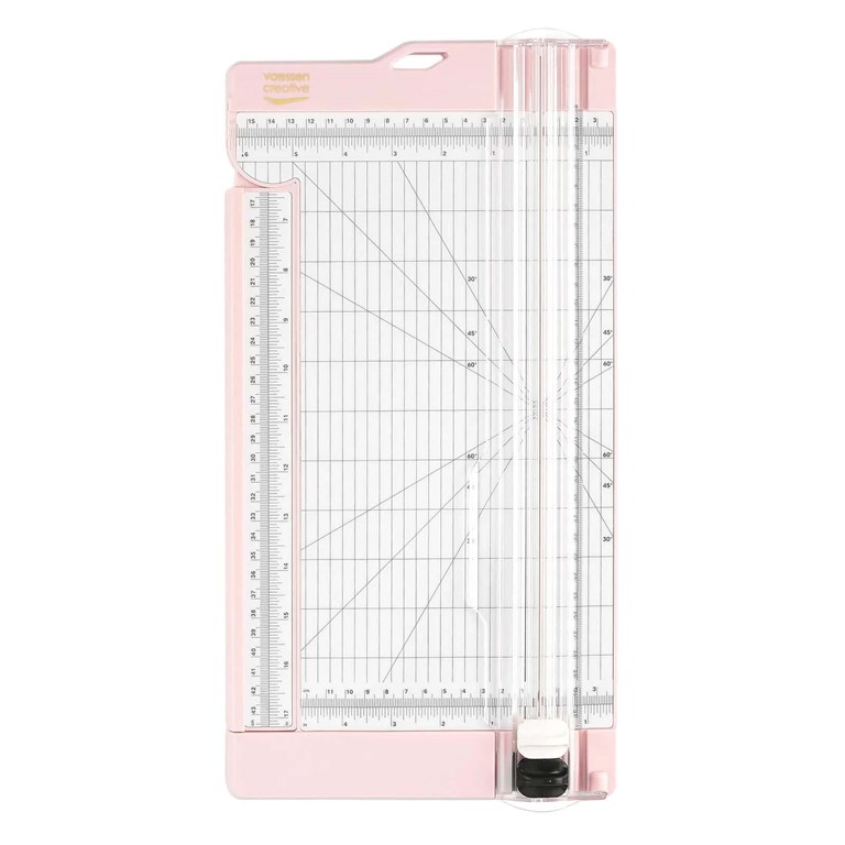 Pappersskärare med scoring-funktion - Rosa