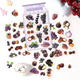 Paket med clear stickers - Frukter - 6st färger