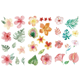 Stickers - Washi - 3st ark - Blommor & Monstera