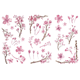 Stickers - Washi - 3st ark - Körsbärsblommor
