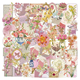 Stickers - Clear - Blommigt  - 50st