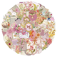 Stickers - Clear - Blommigt  - 50st