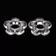 Akrylpärlor - Blomformade - 20mm - 50st - Klara