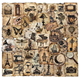 Stickers - Clear - Vintage - 50st