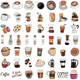 Stickers - Kaffe - 50st