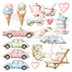 Pappersblock - Maja Design - Summer Feeling - 15x15cm