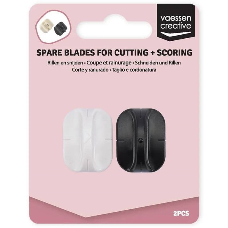 Extra skärblad och scoringblad till pappersskärare - 2-pack