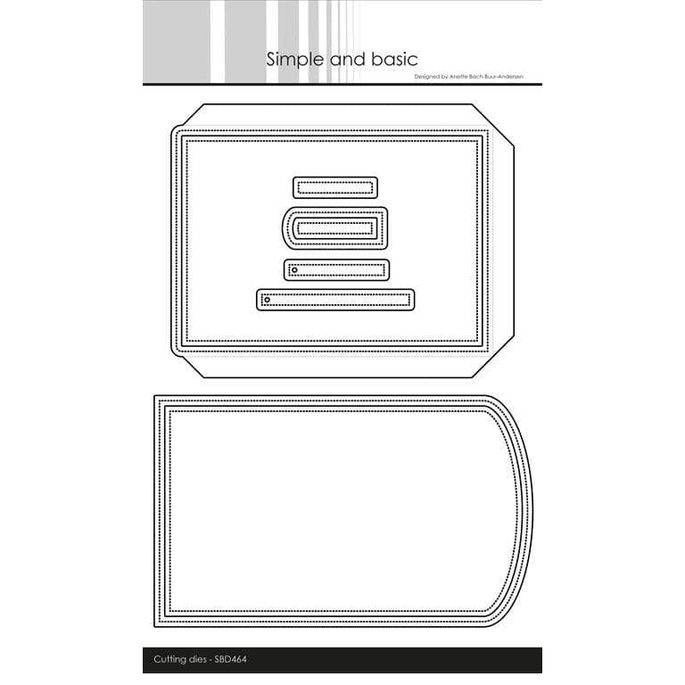 Simple and Basic Dies - A6 Envelope