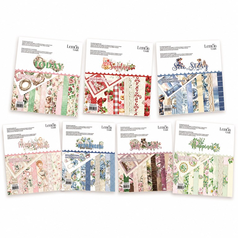 Stort paket - Pappersblock 30x30cm