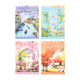 Paket med stickerbooks - Clear - 4st böcker - 80st ark