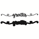 PY Hobby Dies - Grattis - Med Bakgrund - 11,8 x 1,8 cm