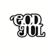 PY Hobby Dies - God Jul - Med Bakgrund - 5,2 x 3,3 cm