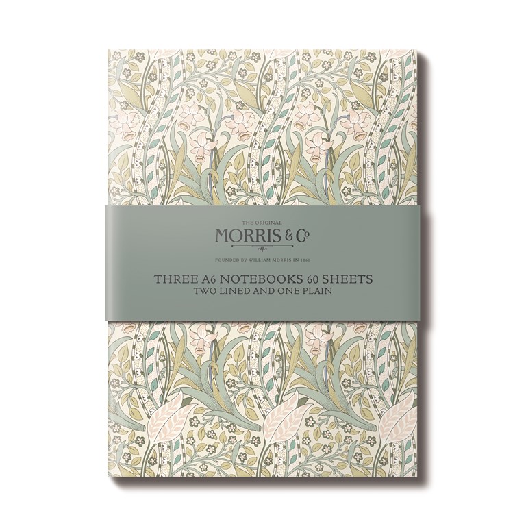 A6 Notebook Set - William Morris 2 - 3st