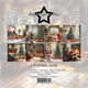 Scrapbookingpapper - 15x15cm - Christmas Scene