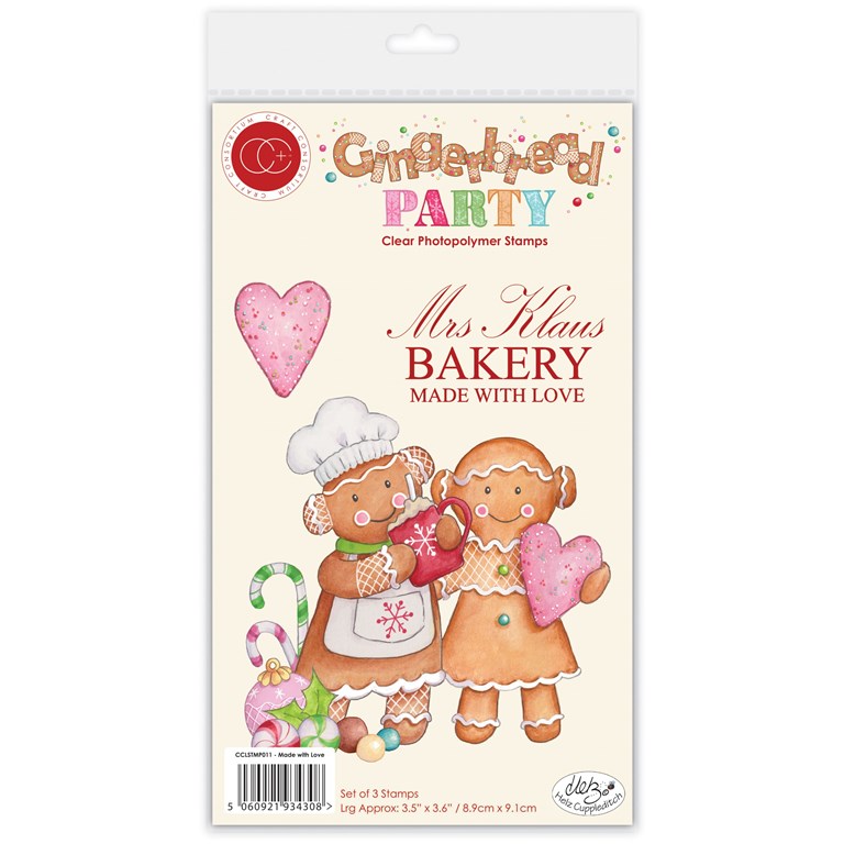 Clear stamps - Gingerbread Party - Made With Love