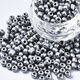 Glaspärlor - 6/0 Seed Beads - 4mm - 50g - Silver